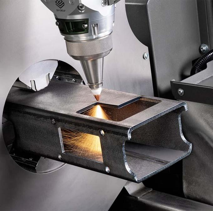12mm Stainless Steel Tube Fabrication IPE Laser Cutting Structural