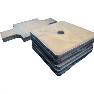 Q345B Carbon Steel Custom Steel Plate Cutting CNC Flame S355J2 Flat Metal Mounting Plate