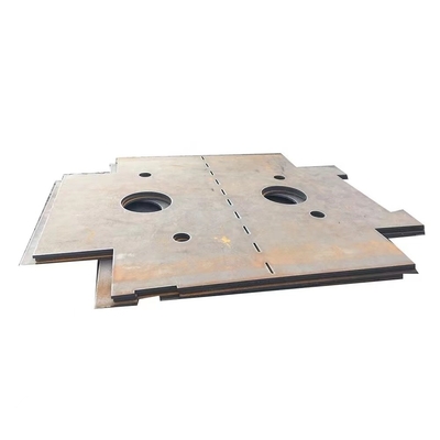 20mm Carbon Steel CNC Flame Cutting Steel Plate OEM Machining Sheet Metal Rust Prevention