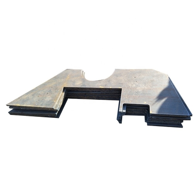 Q345B Carbon Steel Custom Steel Plate Cutting CNC Flame S355J2 Flat Metal Mounting Plate