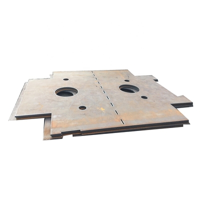ASTM Heavy Duty CNC Flame Cutting Fixing Plate Flanges Carbon Steel Metal Parts