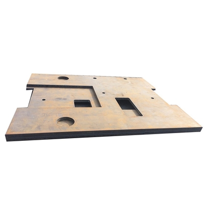OEM Custom High Precision Flat Metal Base Plate Cutting CNC Flame Q235B