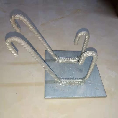 100mm Steel Embed Plates Mild Steel Parts Galvanized Steel Sheet Concrete Odm