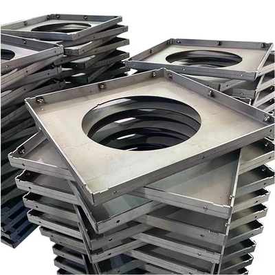 50mm Punching SS Sheet Custom Metal Welding Copper Laser Cutting Services Zinc Plated
