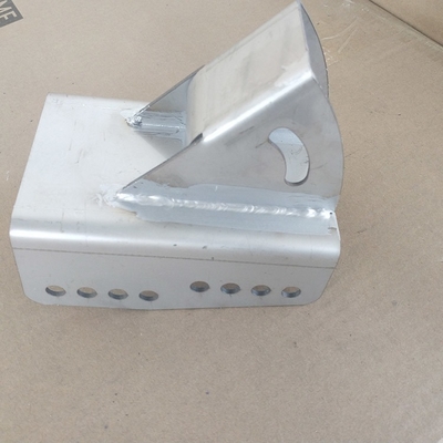 100mm Galvanized Custom Metal Welding Stamping Bending CNC Sheet Metal Fabrication