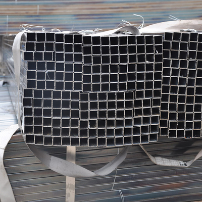 Square 40mm Q195 Galvanized Mild Steel Pipe Rectangular Steel Tube For Building Materials